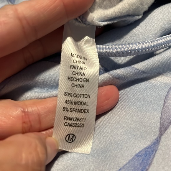 LoveShackFancy x Beach Riot Blue Ribbon Sweat Pants size M - Picture 12 of 12